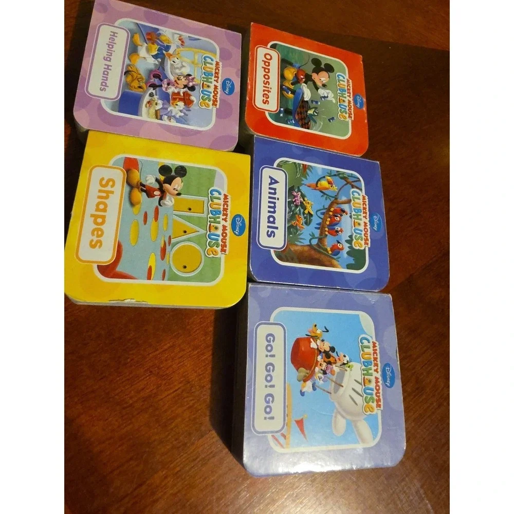 Mickey Mouse Clubhouse Lot 5 Chunky Mini‎ Small Board Books 2008 Toddler Donald